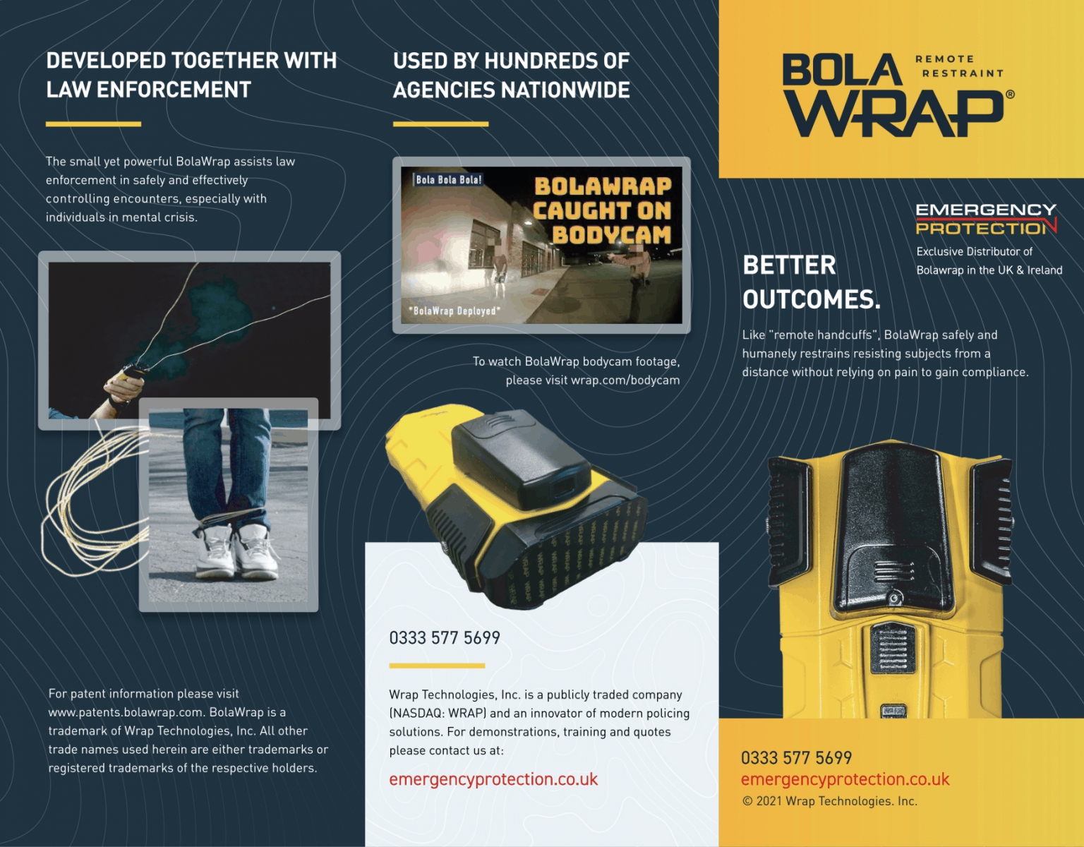 Bola Wrap Emergency Protection