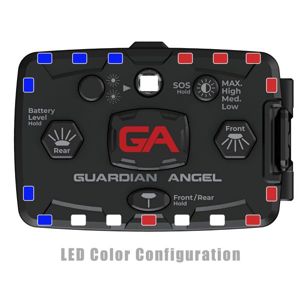 Elite Series Red/Blue Wearable Safety Light